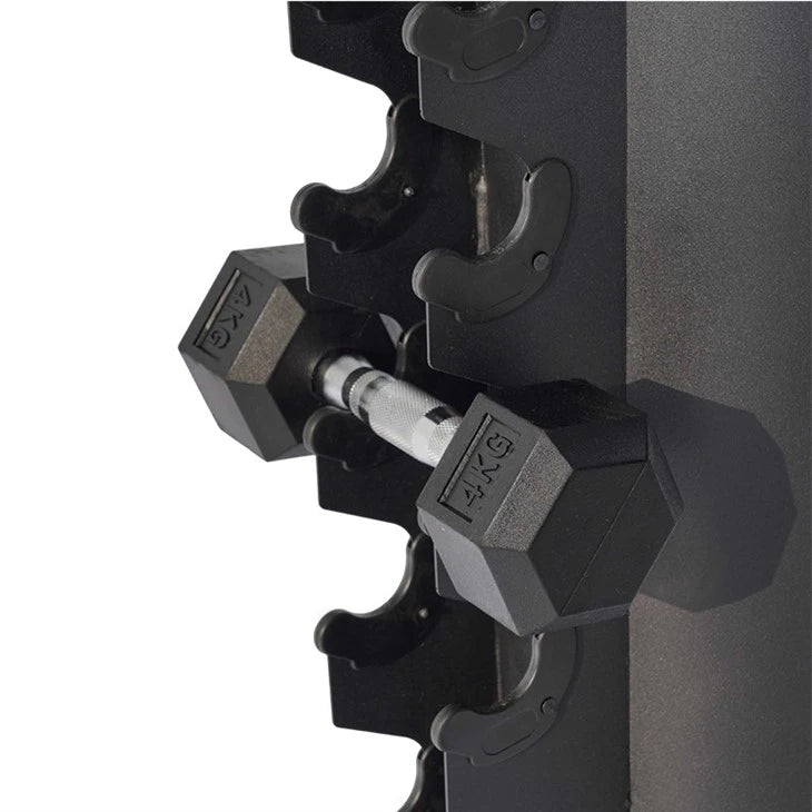 10 Pair Rubber Hex Dumbbell Rack - Rack Only (1-10kg)