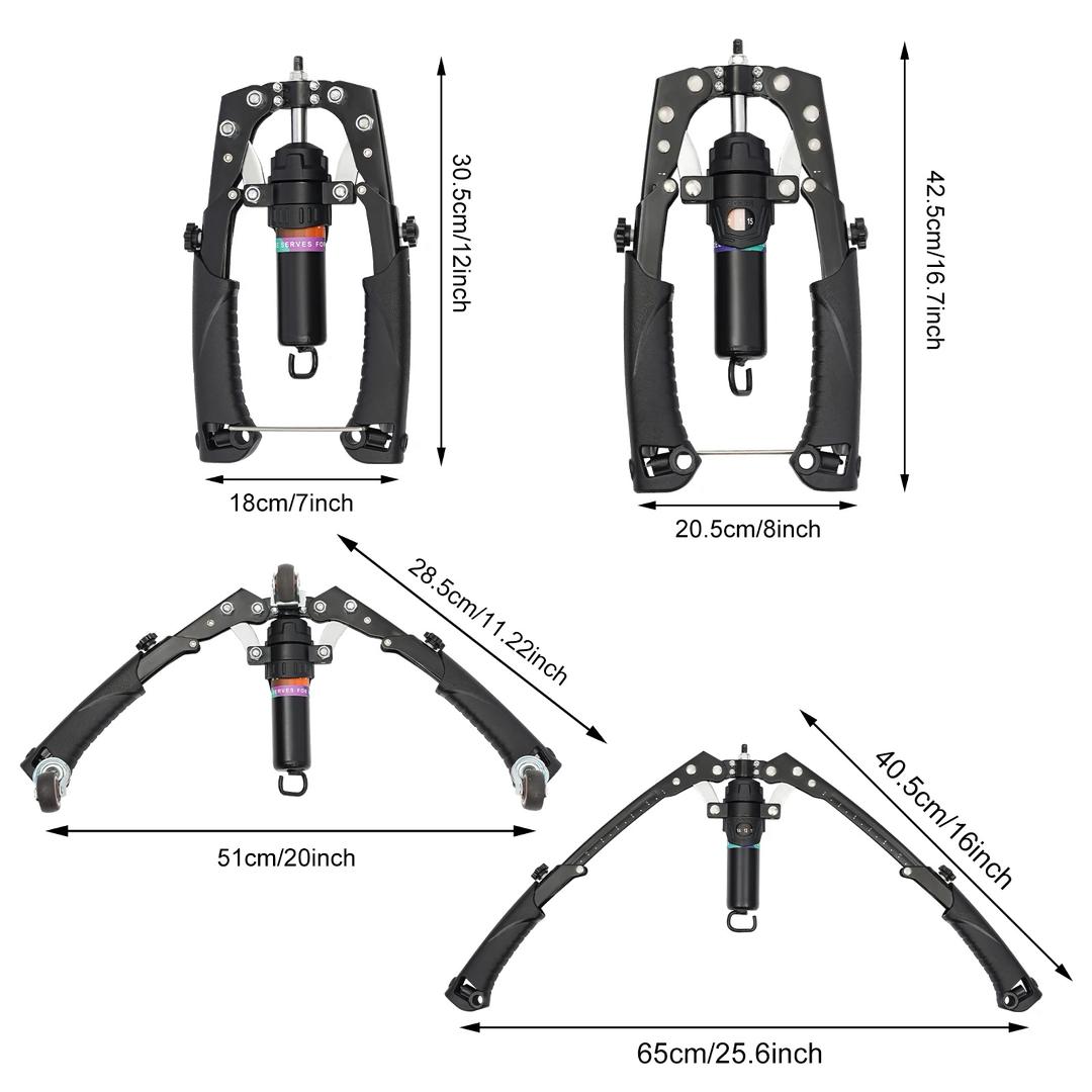 M-PACC Multi Functional Hydraulic Upper Body Trainer (10kg-200kg tension)