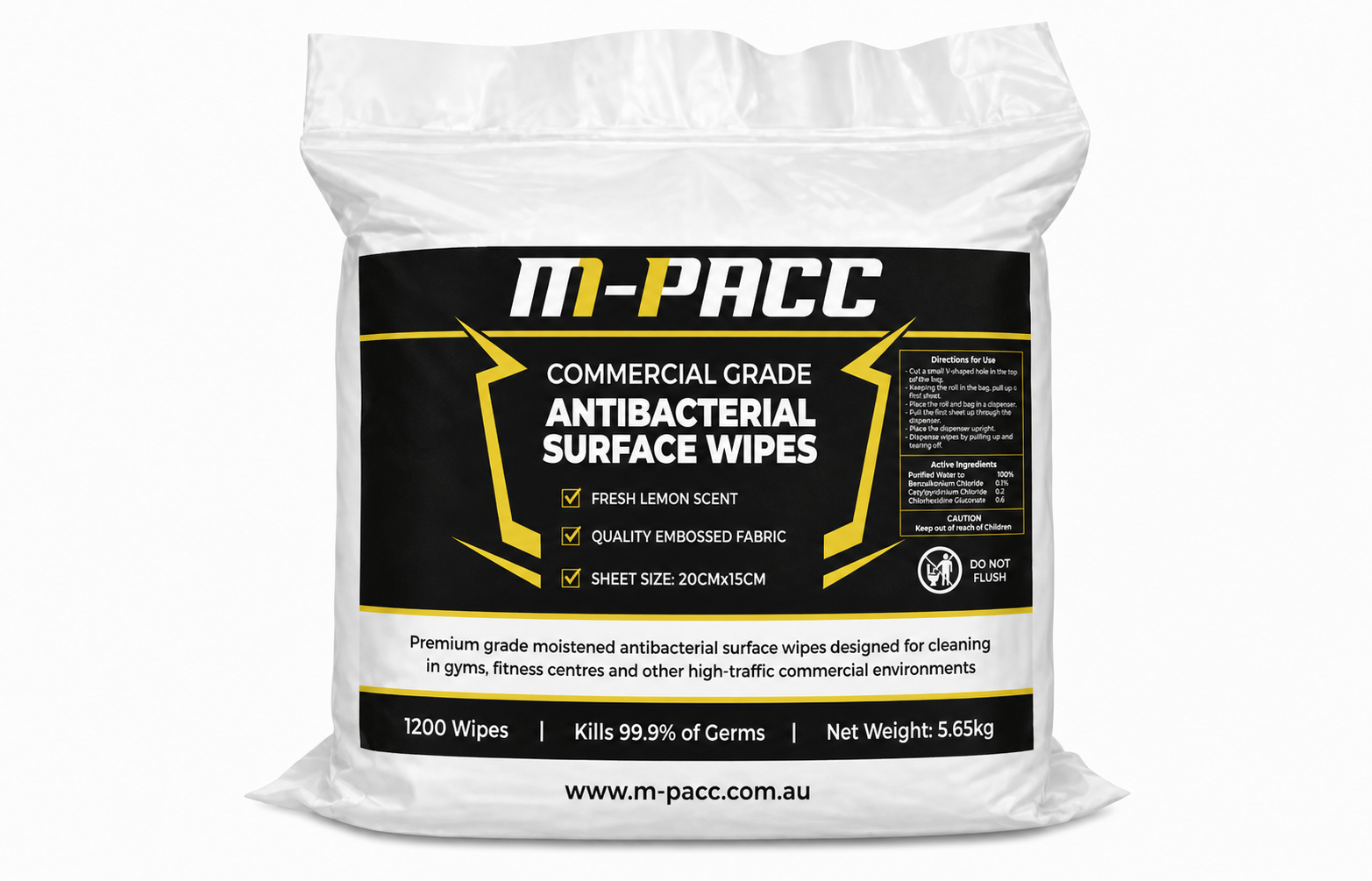 Antibacterial Wipes PALLET BUY - 40 x Cartons (160 x rolls of 1200 Wipes)