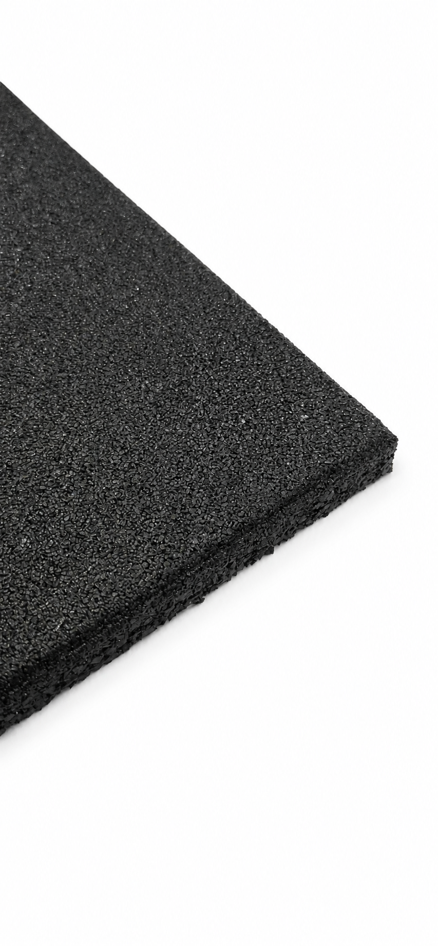 Rubber Gym Flooring - BLACK - 15mm Commercial Gym Mats