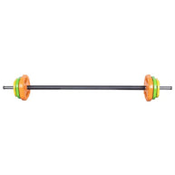 M-PACC 20kg Coloured Pump Barbell Set