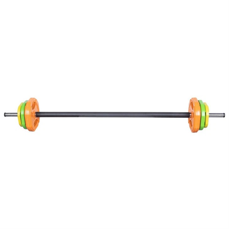 M-PACC 20kg Coloured Pump Barbell Set