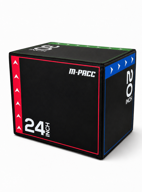 M-PACC 3 in 1 Foam Plyo Box - Black