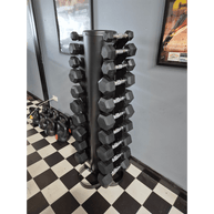 10 Pair Rubber Hex Dumbbell Rack - Rack Only (1-10kg) M-Pacc