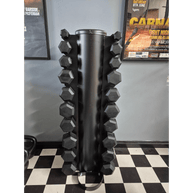 10 Pair Rubber Hex Dumbbell Rack - Rack Only (1-10kg) M-Pacc
