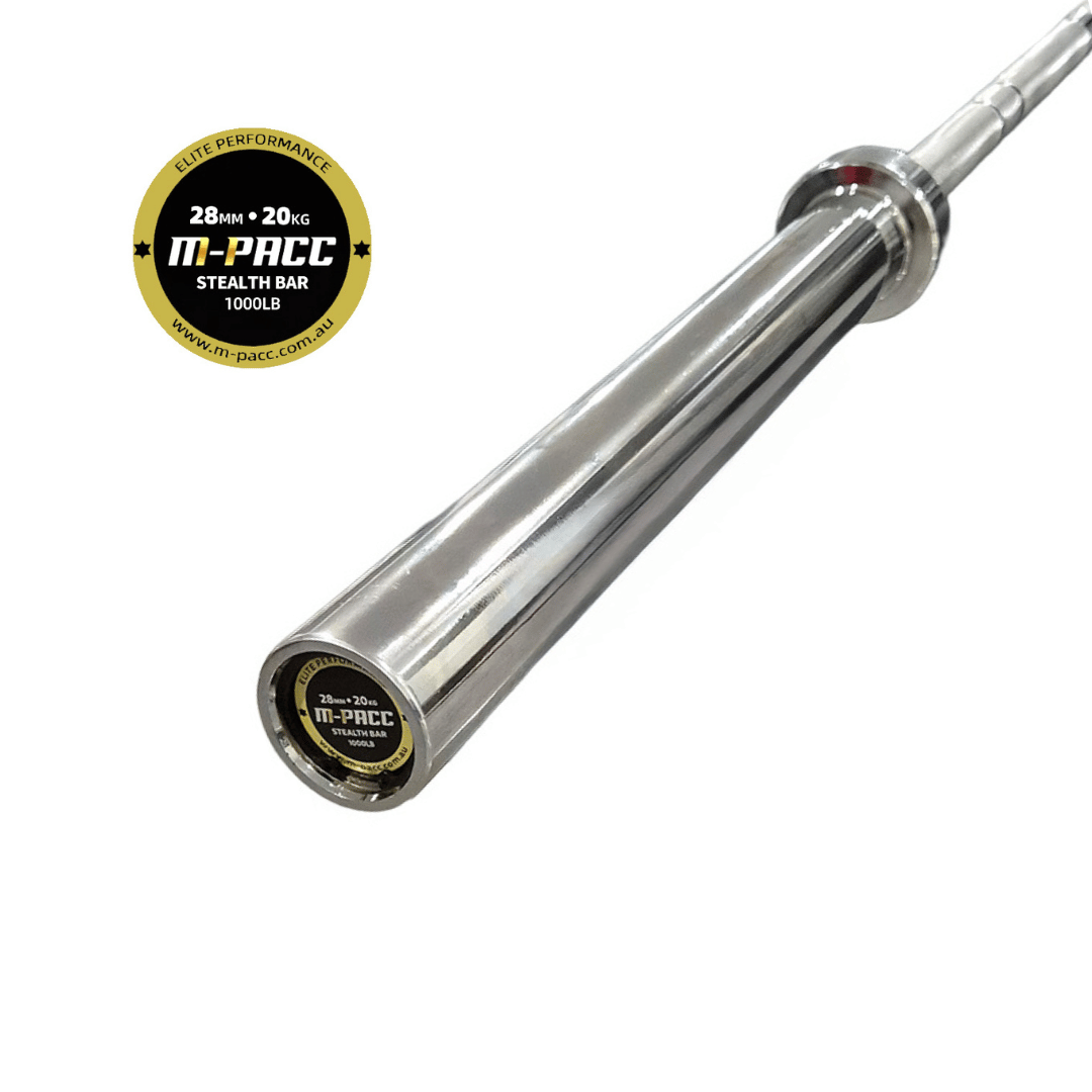 M-PACC Stealth Olympic Barbell 1000lb M-Pacc