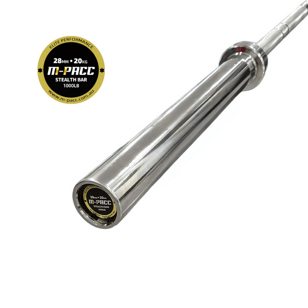M-PACC Stealth Olympic Barbell 1000lb M-Pacc