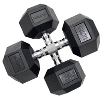 M-PACC Premium Rubber Hex Dumbbell 10kg-20kg Set (5 Pairs)