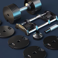 4kg-24kg Adjustable Dumbbell - PAIR M-Pacc