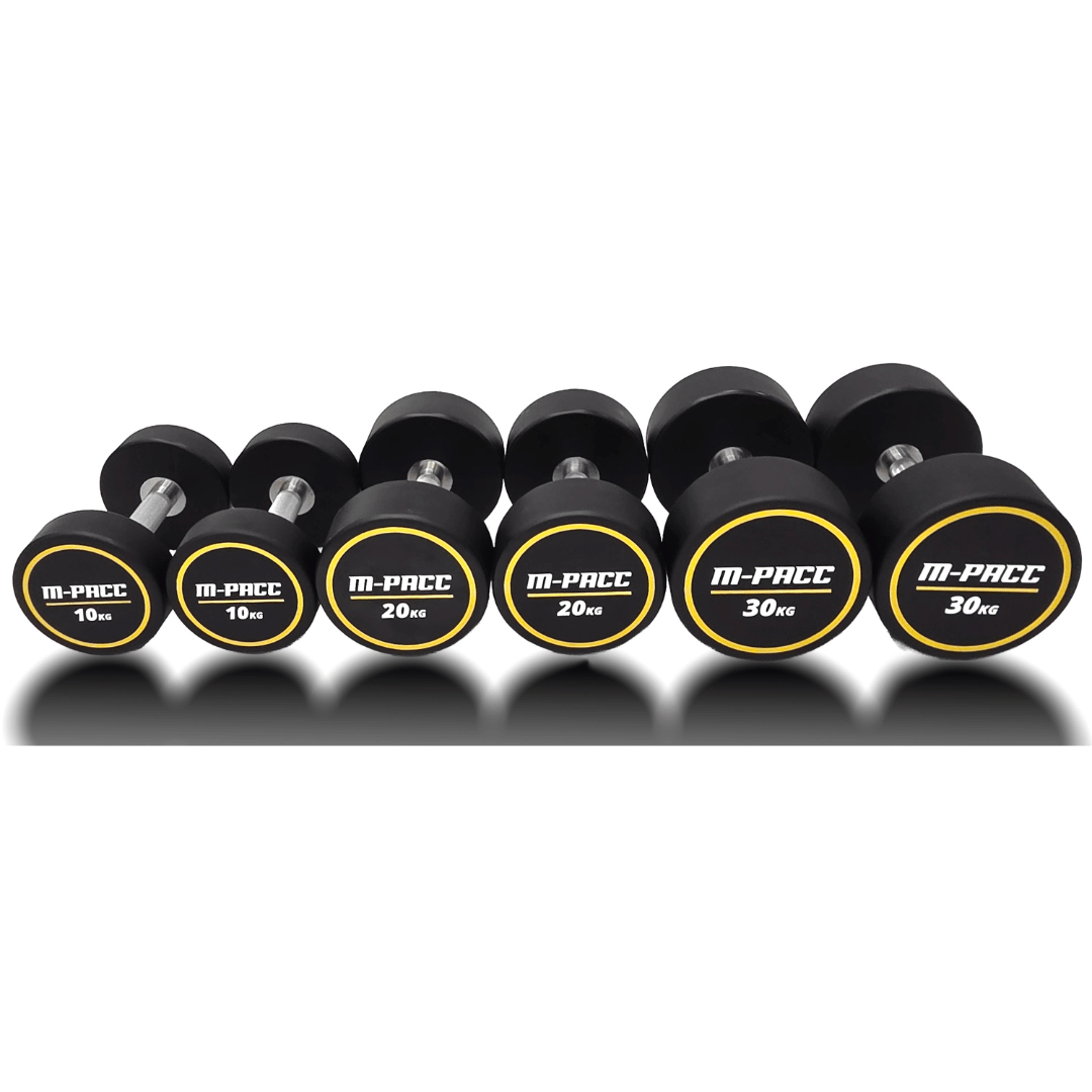 M-PACC Pro Commercial Urethane Dumbbells M-Pacc