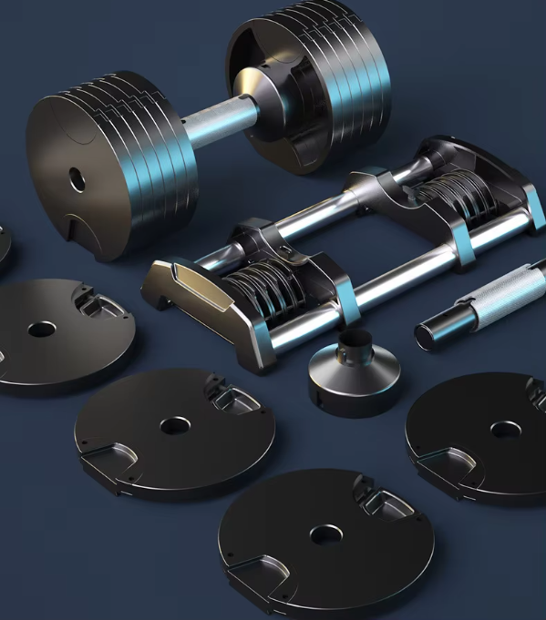 2kg-32kg Adjustable Dumbbell - PAIR M-Pacc