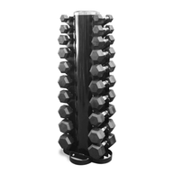 10 Pair Rubber Hex Dumbbell Rack - Rack Only (1-10kg) M-Pacc