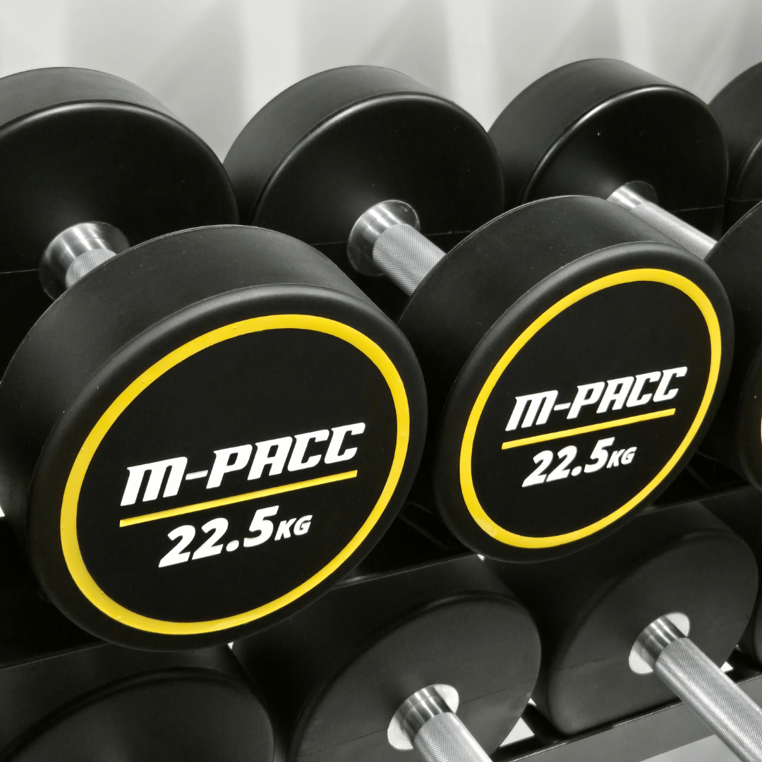 M-PACC Pro Commercial Urethane Dumbbells M-Pacc