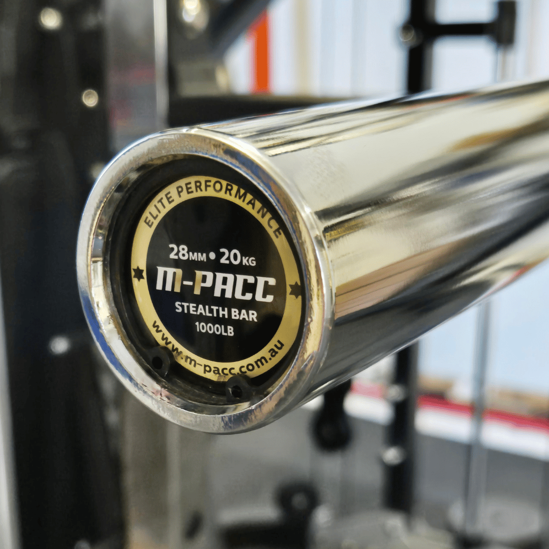 M-PACC Stealth Olympic Barbell 1000lb M-Pacc