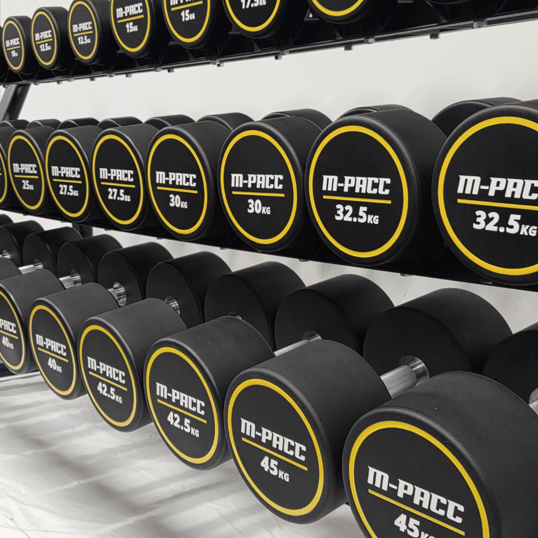 M-PACC Pro Commercial Urethane Dumbbells M-Pacc