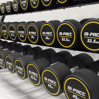 M-PACC Pro Commercial Urethane Dumbbells M-Pacc