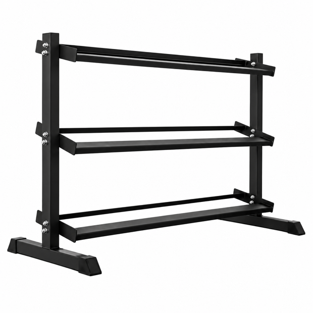 M-PACC 3 Tier Hex Dumbbell Rack (Holds 11 pairs from 10-35kg)