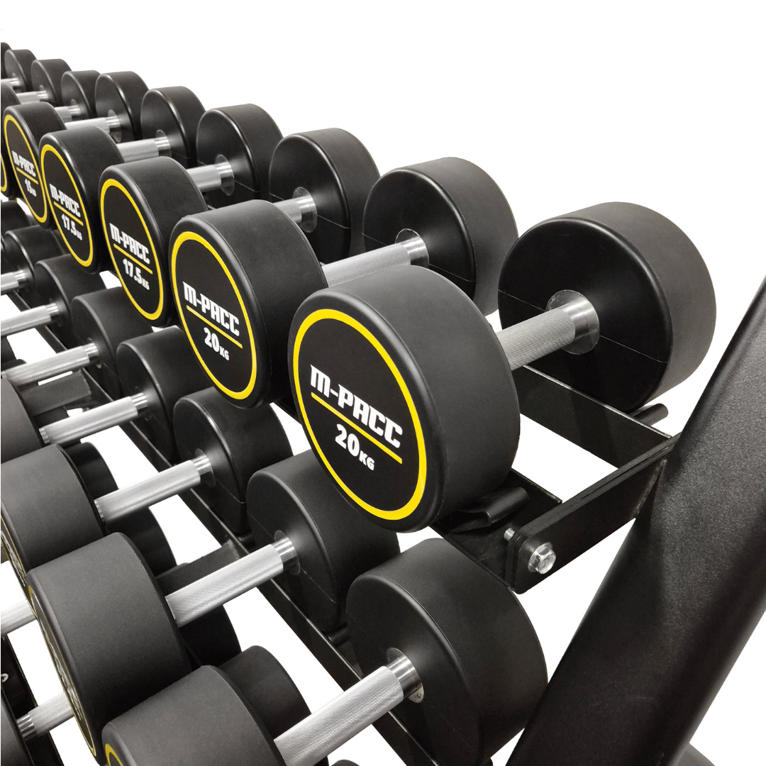 M-PACC Pro Commercial Urethane Dumbbells M-Pacc