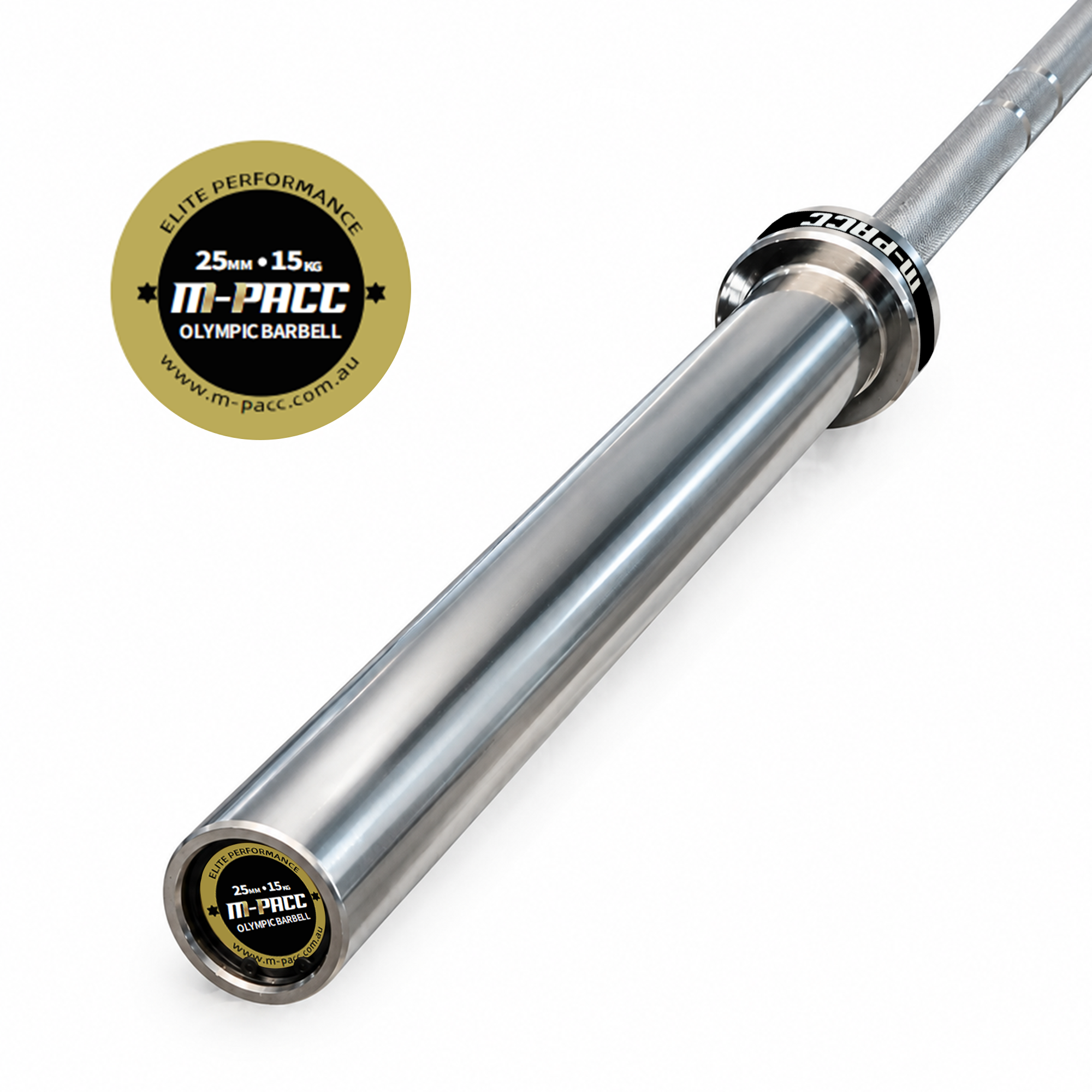 M-PACC Stealth Olympic Barbell - 15kg