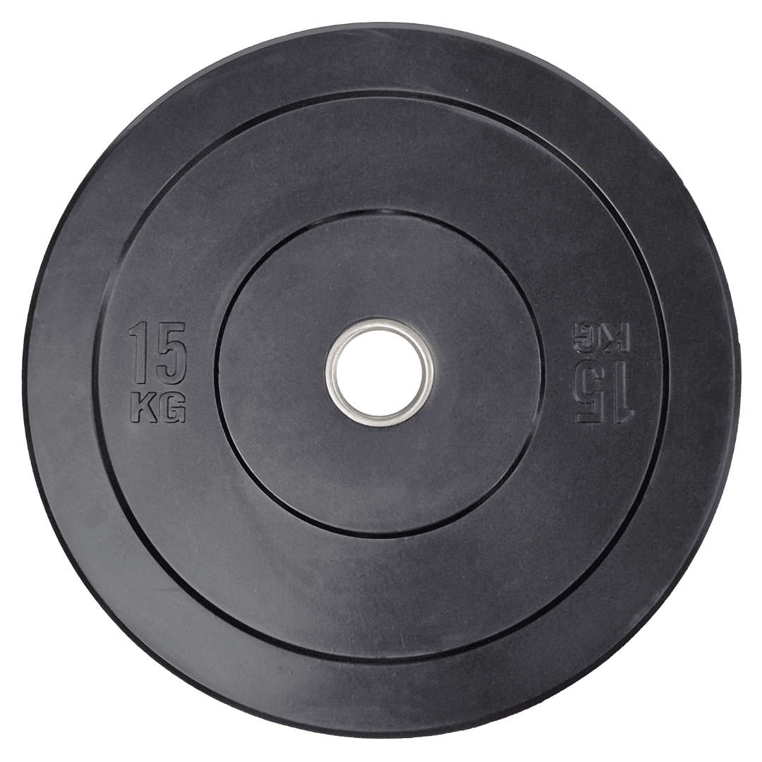 110kg M-PACC Bumper Plate Set incl 20kg Barbell M-Pacc