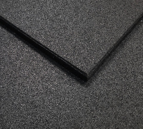 Rubber Gym Flooring - BLACK - 15mm Commercial Gym Mats