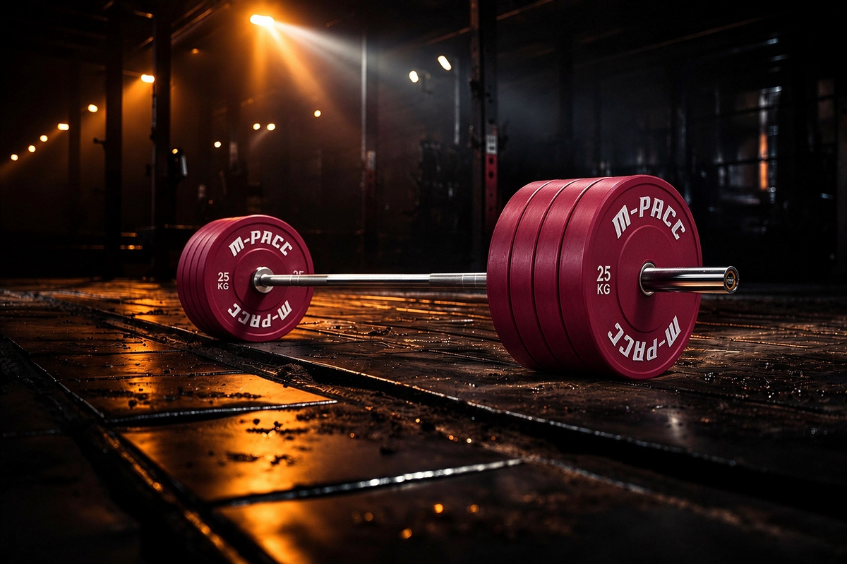 M-PACC Premium Olympic Coloured Bumper Plates