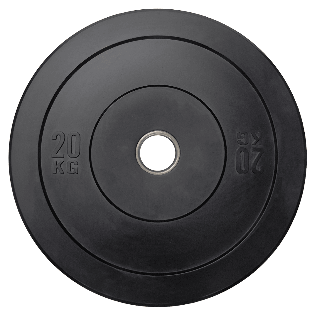 200kg M-PACC Bumper Plate Set incl 20kg Barbell M-Pacc