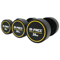 M-PACC Pro Commercial Urethane Dumbbells 10-45kg Set with Rack (15 Pairs) M-Pacc
