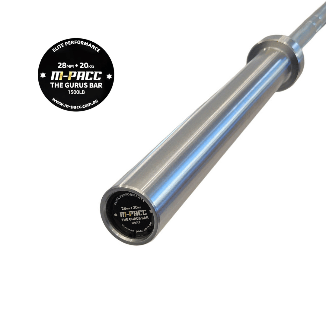 M-PACC Guru POWERLIFTING Olympic Barbell 1500lb M-Pacc