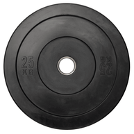 140kg M-PACC Bumper Plate Set incl 20kg Barbell M-Pacc