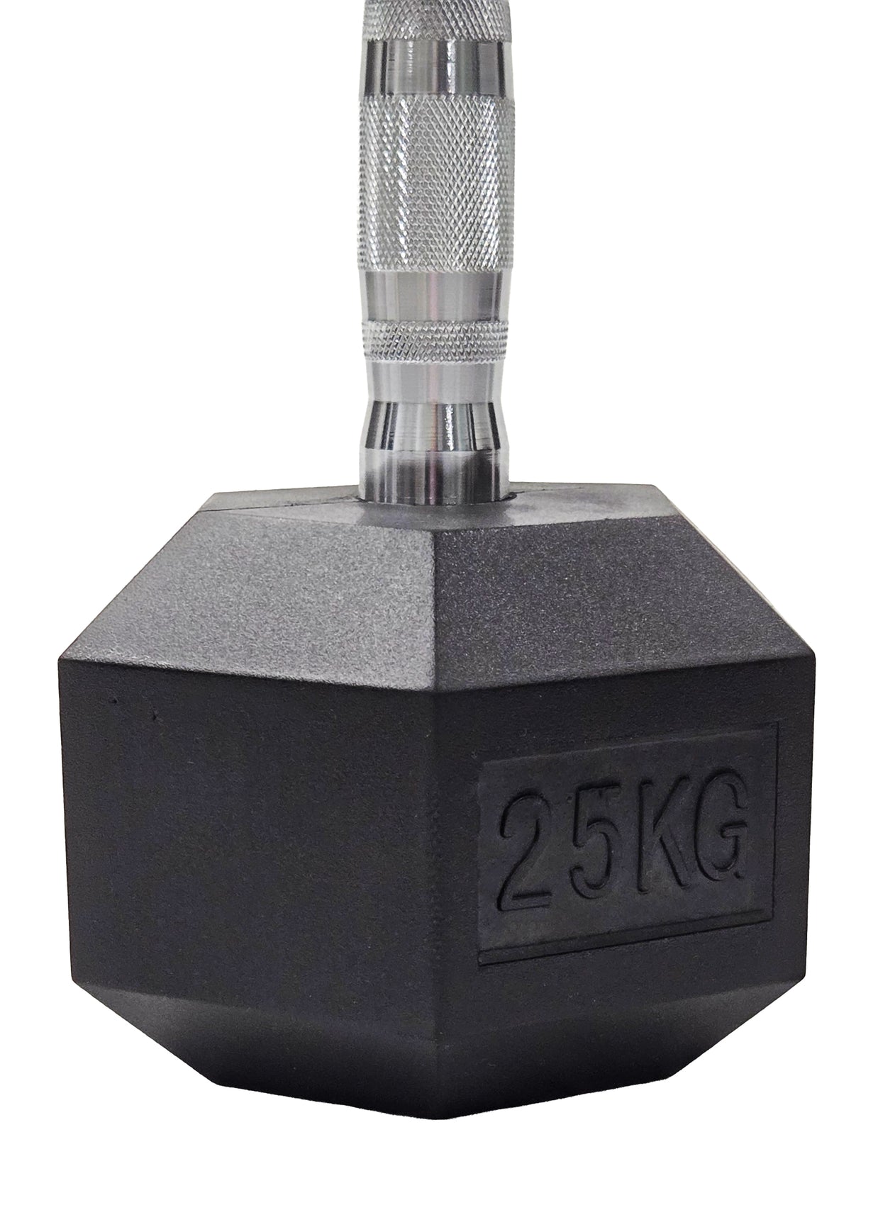 M-PACC Premium Rubber Hex Dumbbell 10-40kg Set with Racks (11 Pairs)