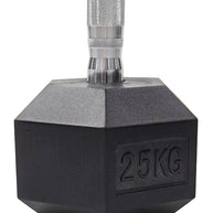 M-PACC Premium Rubber Hex Dumbbell 10-40kg Set with Racks (11 Pairs)