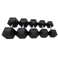 Premium Rubber Hex Dumbbells M-Pacc