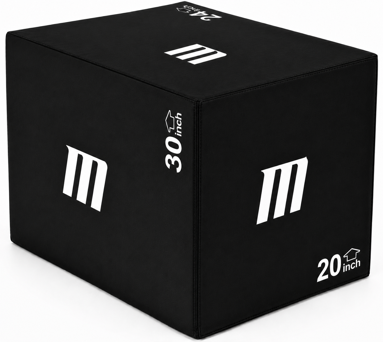 M-PACC 3 in 1 Foam Plyo Box - Black