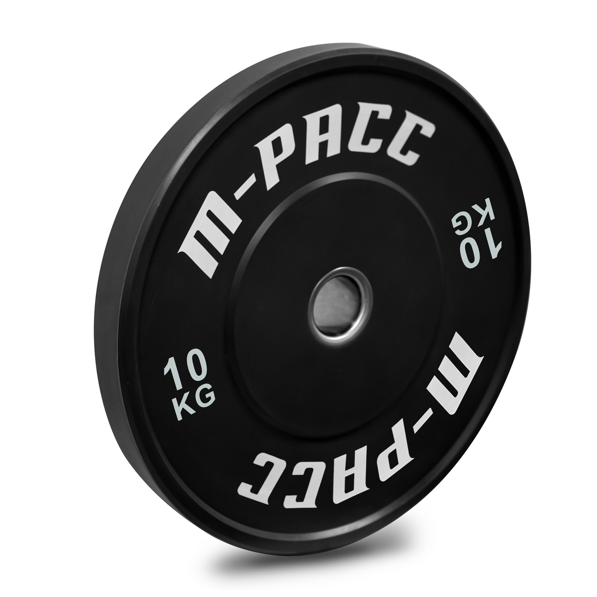 M-PACC Premium Olympic Black Bumper Plate - 10 x 10kg Plate Set