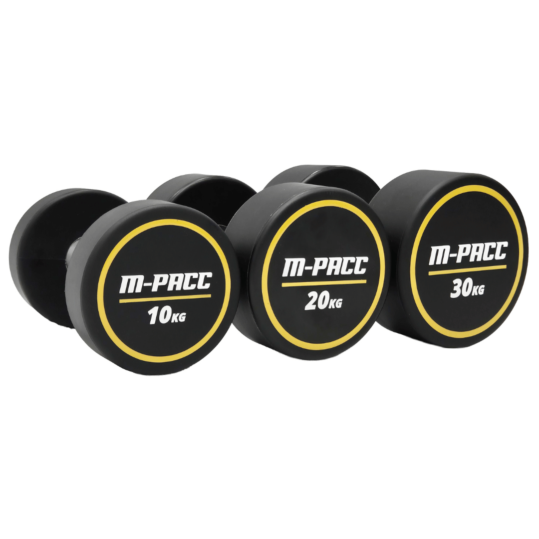 M-PACC Pro Commercial Urethane Dumbbells M-Pacc