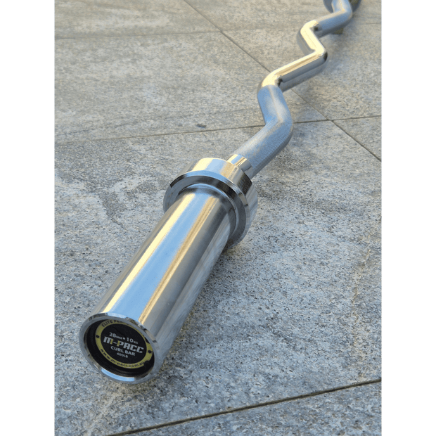 M-PACC Olympic EZ Curl Bar 400lb M-Pacc