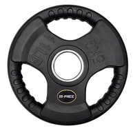 80kg M-PACC Tri Grip Plate Set incl 20kg Barbell M-Pacc