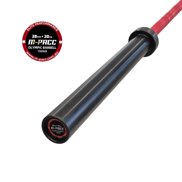 M-PACC Olympic Barbell 1000lb - RED M-Pacc