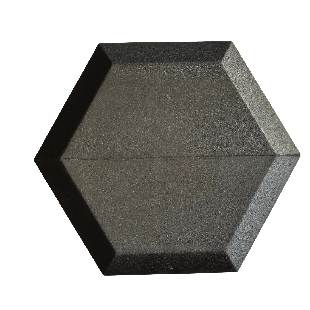 M-PACC Premium Rubber Hex Dumbbell 1kg-50kg Set with Racks (26 Pairs)