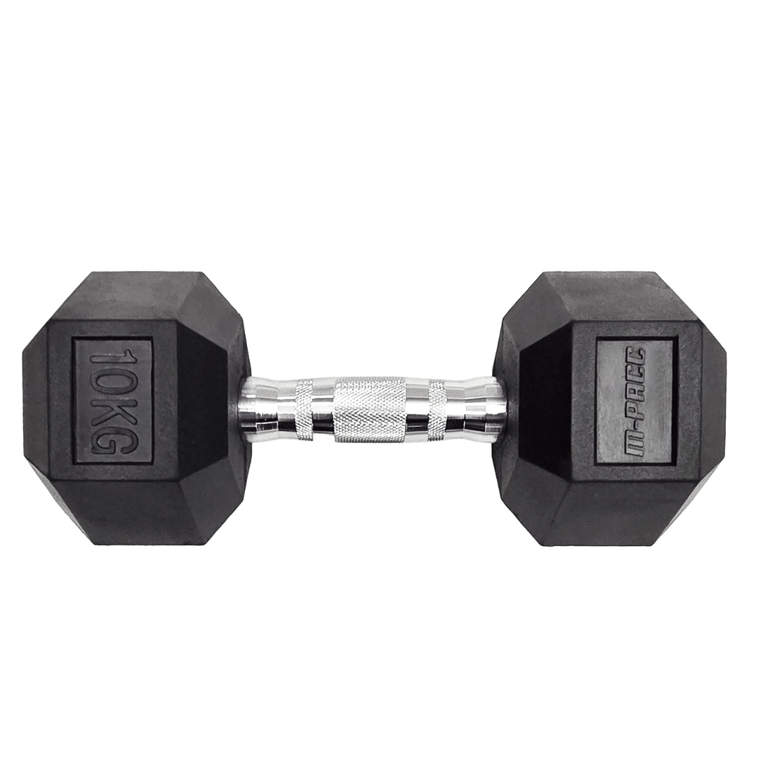 Premium Rubber Hex Dumbbells M-Pacc