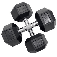 Premium Rubber Hex Dumbbells M-Pacc