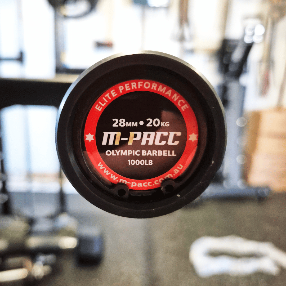 M-PACC Olympic Barbell 1000lb - RED M-Pacc