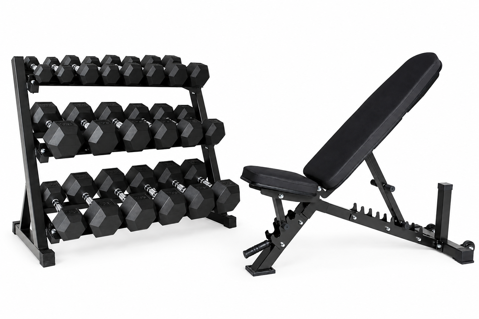 M-PACC Hex Dumbbell 2.5kg-25kg Package 1 Combo