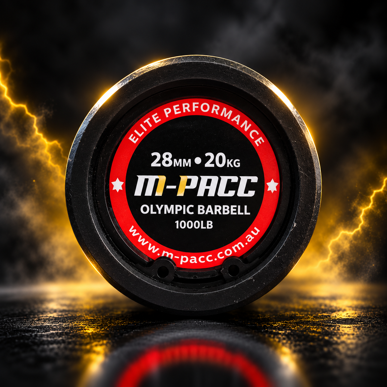M-PACC Red Olympic Barbell - 20kg