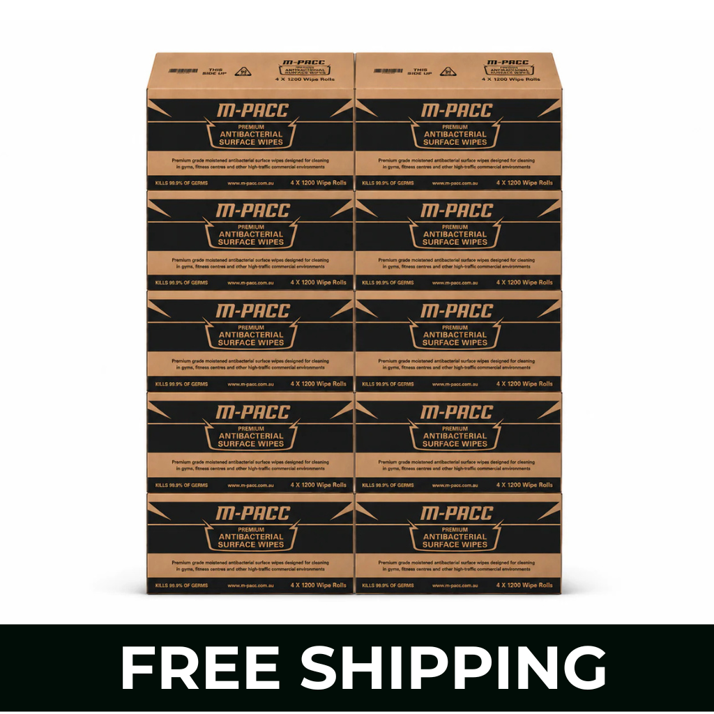 Antibacterial Wipes BULK BUY - 10 x Cartons (40 x rolls of 1200 Wipes)