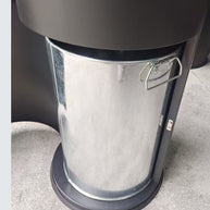 Free Standing Wipes Dispenser with Bin – Matte Black Powder Coated