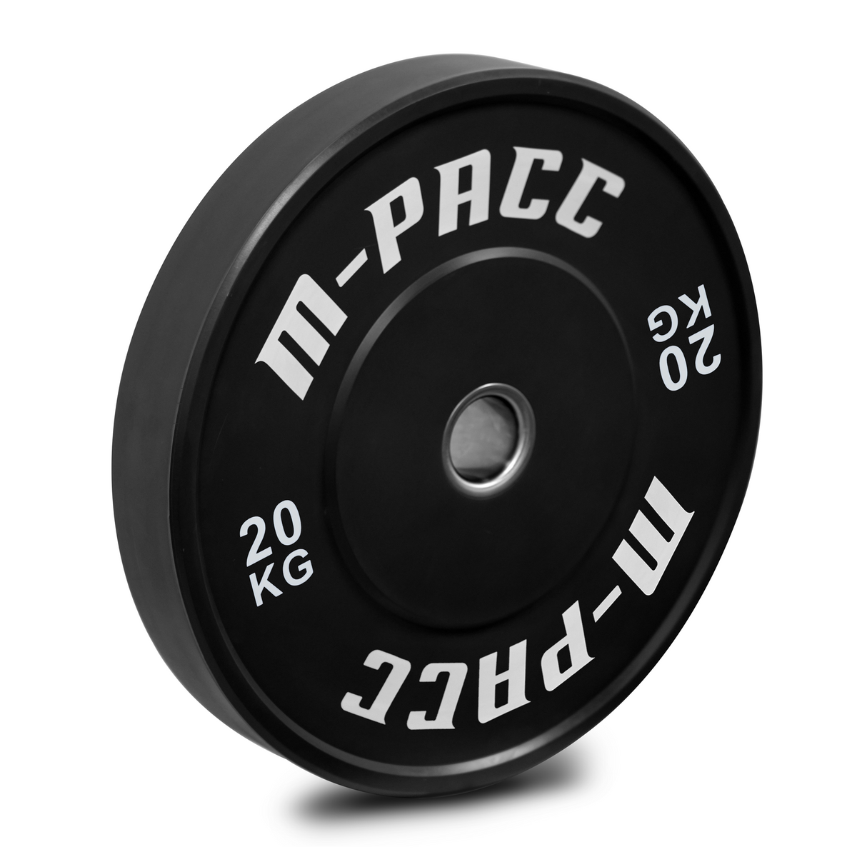 M-PACC Premium Olympic Black Bumper Plate - 350kg Set