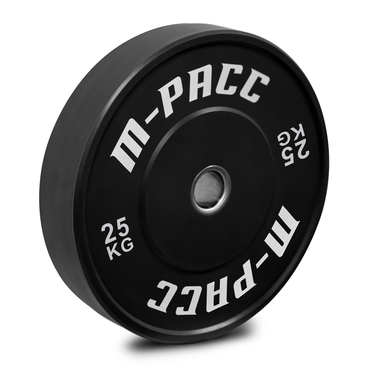 M-PACC Premium Olympic Black Bumper Plate - 10 x 25kg Plate Set