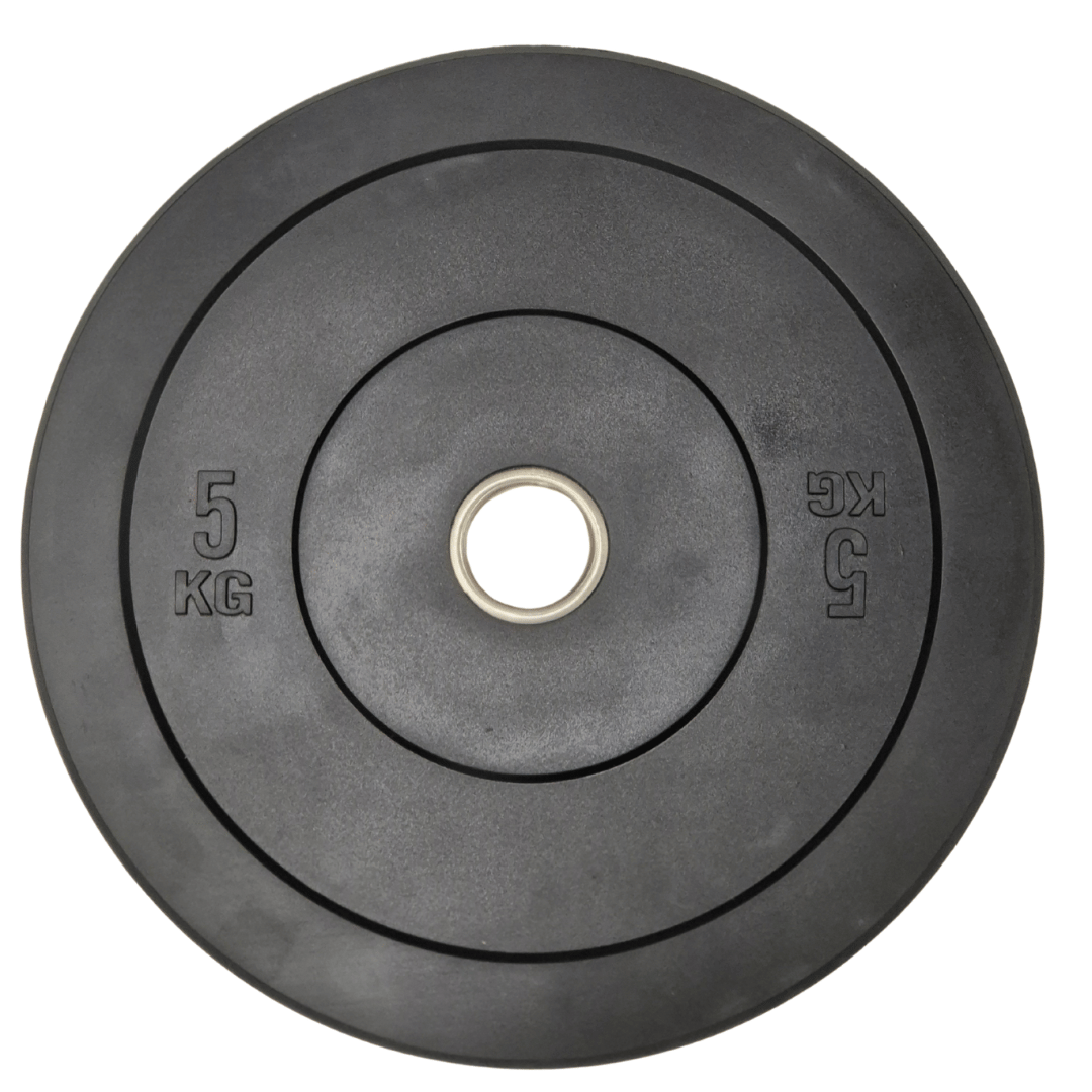 80kg M-PACC Bumper Plate Set incl 20kg Barbell M-Pacc